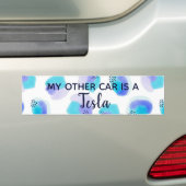 水彩筆跡バンパーステッカー バンパーステッカー (車上)