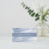 水彩筆跡モダン書 名刺 (スタンド正面)