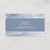 水彩筆跡モダン書 名刺 (裏面)