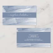 水彩筆跡モダン書 名刺 (正面/裏面)