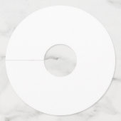 水彩筆 strokes 結婚式 - カップル名 ワイングラスタグ (裏面)