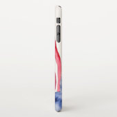水彩米国国旗 iPhoneケース (左側)
