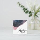 *~*水彩精神媒体直観的リーダー スクエア名刺 (スタンド正面)