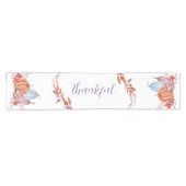 水彩紅葉とカボチャ ショートテーブルランナー (横)