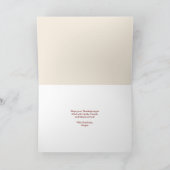 水彩紅葉とベリー感謝祭 カード (内部)