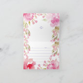 水彩紅葉ギフトカードホルダー サンキューカード (内部)