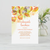 水彩紅葉招待状 招待状 (スタンド正面)