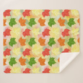 水彩紅葉 シェルパブランケット (正面(横))