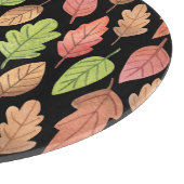 水彩紅葉：シームレスパターン カッティングボード (角)