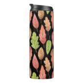 水彩紅葉：シームレスパターン タンブラー (回転右)