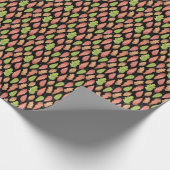 水彩紅葉：シームレスパターン ラッピングペーパー (角)