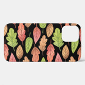 水彩紅葉：シームレスパターン Case-Mate iPhoneケース (裏面 (横))