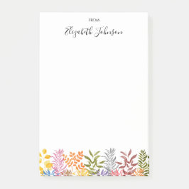 水彩紅葉 ポストイット