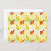 水彩紅葉 ポストカード (正面/裏面)