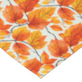 水彩紅葉-鮮やか秋の葉 テーブルクロス (アングル)