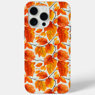 水彩紅葉-鮮やか秋の葉 iPhone 15 PRO MAXケース