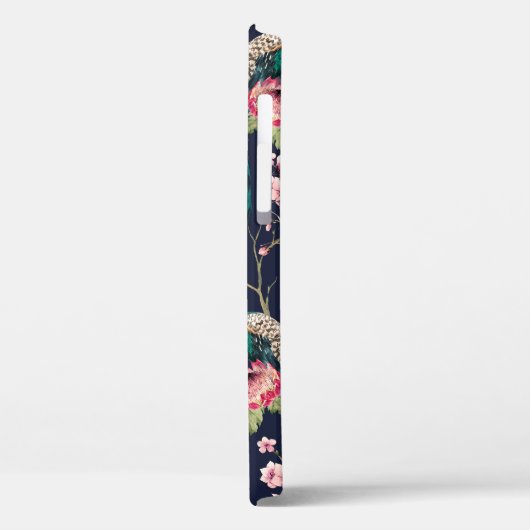 水彩紋様孔雀 Case-Mate iPhoneケース (裏面 / 左)