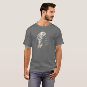 水彩納屋フクロウそんなにたくさんフクロウ Tシャツ (正面フル)