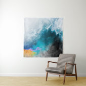 水彩紙の背景抽象芸術絵を描イル タペストリー (インサイチュ(横))