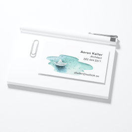 水彩紙ボート名刺 名刺