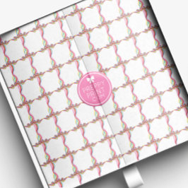 水彩紙吹雪クリスマスリボンと弓 薄葉紙