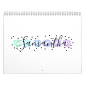 水彩紙吹雪 カレンダー (カバー)