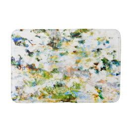 水彩素朴なグラフィックグランジデザインアート バスマット