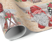 水彩素朴クリスマスかわいい格言休日 ラッピングペーパー (ロールコーナー)