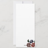 水彩素朴フローラシンプルブーケ – メニュー (裏面)