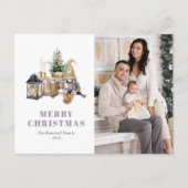 水彩素朴格言フォトホリデー葉書 シーズンポストカード (正面)