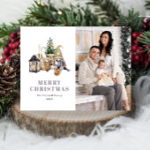 水彩素朴格言フォトホリデー葉書 シーズンポストカード