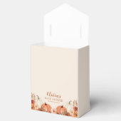 水彩素朴秋リトルカボチャ赤ちゃんシャワー フェイバーボックス (オープン)