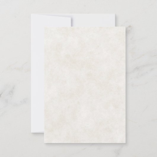 水彩紫とモーブの花のウェディング招待状 招待状 (裏面)