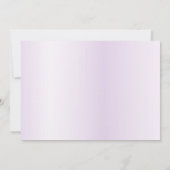 水彩紫フローラ保存日 セーブザデート (裏面)