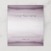 水彩紫ミニグラデーションマリ結婚スト プレイスカード (外部開封)