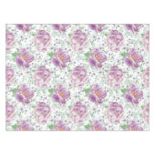 水彩紫牡丹 テーブルクロス (正面(横))