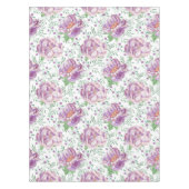 水彩紫牡丹 テーブルクロス (正面)