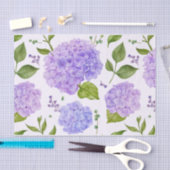 水彩紫紫紫紫紫陽花 薄葉紙 (クラフト)