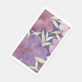 水彩紫色の背景のライラック (コーナー)