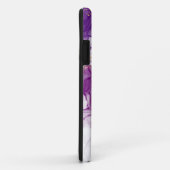 水彩紫色の背景(黄金箔) Case-Mate iPhoneケース (裏面/右)