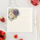 水彩紫色の花結婚- (インサイチュ)