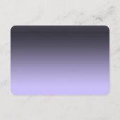 水彩紫色の花詳細エンクロージャカード エンクロージャーカード (裏面)