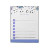 水彩紫色多肉類 ノートパッド (回転)