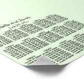 水彩紫藤の着座計画 ポスター (角)