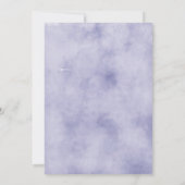 水彩紫藤フレームの結婚式招待状 招待状 (裏面)