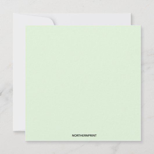 水彩紫藤結婚式招待状 招待状 (裏面)