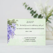 水彩紫藤 出欠カード (スタンド正面)