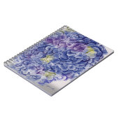 水彩紫陽花の名 ノートブック (左側)