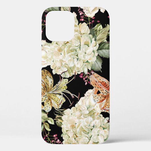 水彩紫陽花ゆり:花柄 Case-Mate iPhoneケース (裏面)
