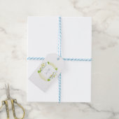 水彩紫陽花クレストボトルステッカー ギフトタグ (より糸付き)